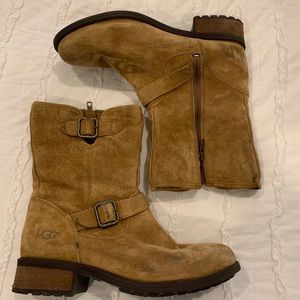 UGG Two Strap Short Boots w/zipper